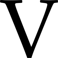 Cyrillic letter Ѵ