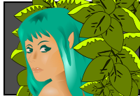 Elf in the forest