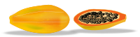 papaya sliced