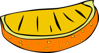 Fast Food, Snack, Orange Slice