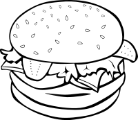 Fast Food, Lunch-Dinner, Hamburger