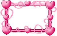 Pink Hearts Frame