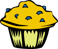 Fast Food, Breakfast, Muffin, Blueberry