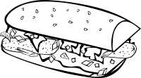 Fast Food, Breakfast, Sub Sandwich