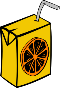 Fast Food, Drinks, Juice, Orange