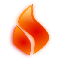 glossy flame
