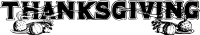 Thanksgiving - text title