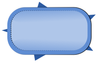 blue button