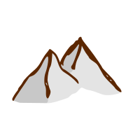 RPG map symbols: mountains