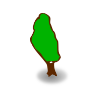 RPG map symbols: tree