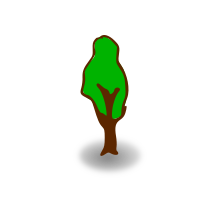 RPG map symbols: tree