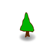 RPG map symbols: tree