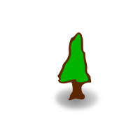 RPG map symbols: tree