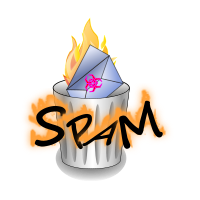 Spam Mail to trash