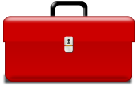 metallic red box
