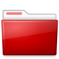 Red Ubuntu Folder
