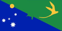 Antarctica Christmas Island flag