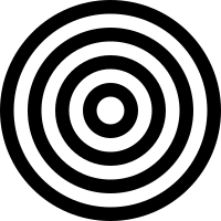 target black and white