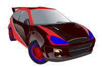 Black car