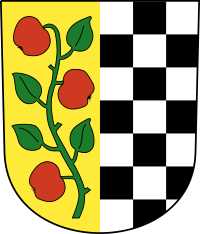 Swiss Affoltern am Albis Coat of arms as a Shield