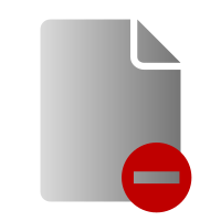 File Delete Icon