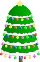 Christmas tree. Arbol de Navidad