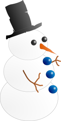 Snow-man. Hombre de nieve