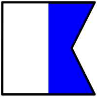 signal flag alpha