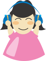 Girl with headphone2