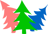Merry New-Year Firs by Rones
