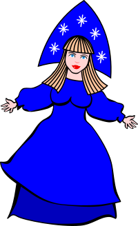 Snow Maiden Snegurochka by Rones