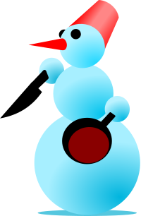 Snowman-Cannibal by Rones