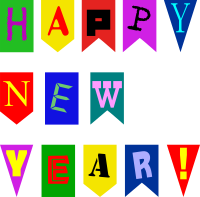 New Year Flags by Rones
