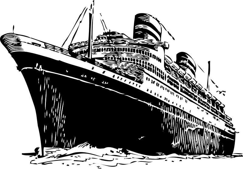 Clipart - ocean liner