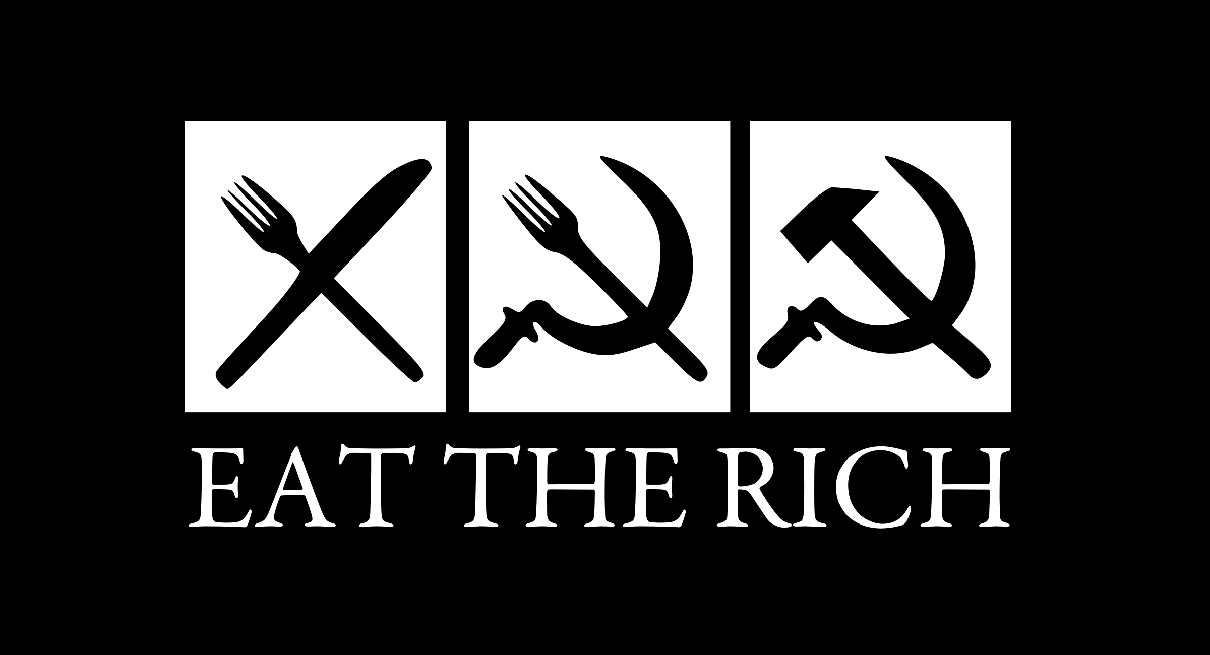 Eat the rich - pinkalavera