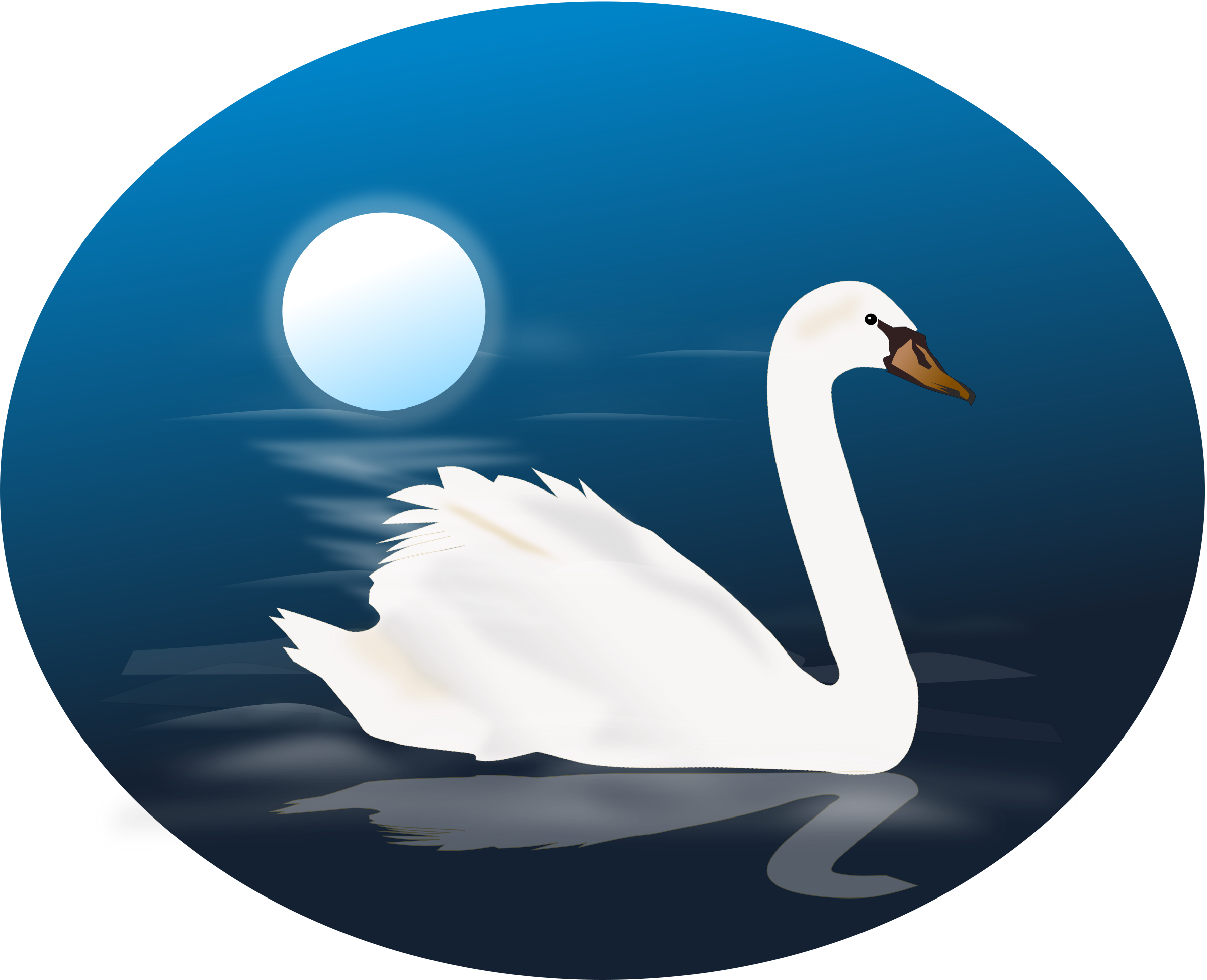 Clipart - swan