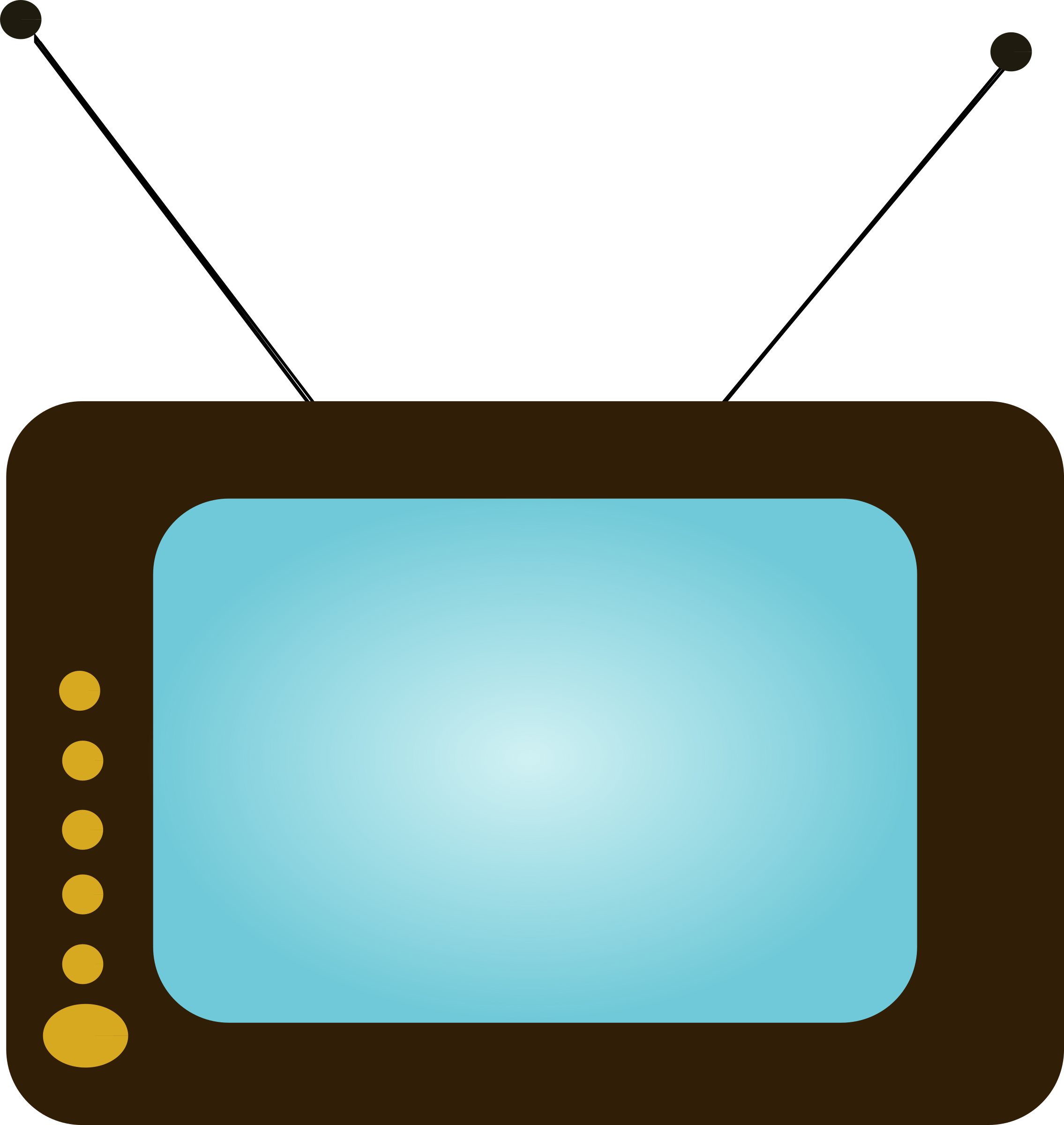 Clipart - TV set 5