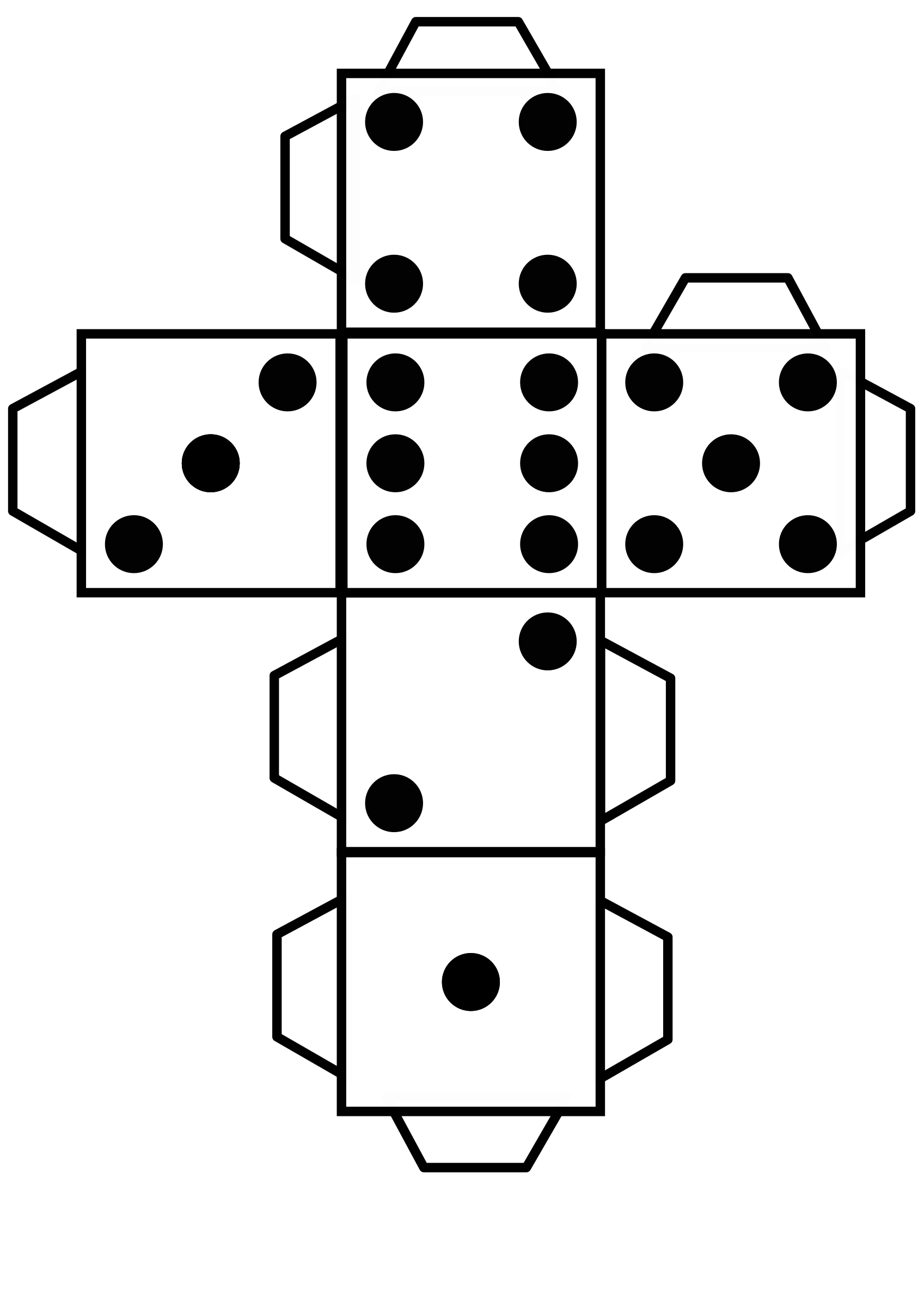 clipart printable die dice