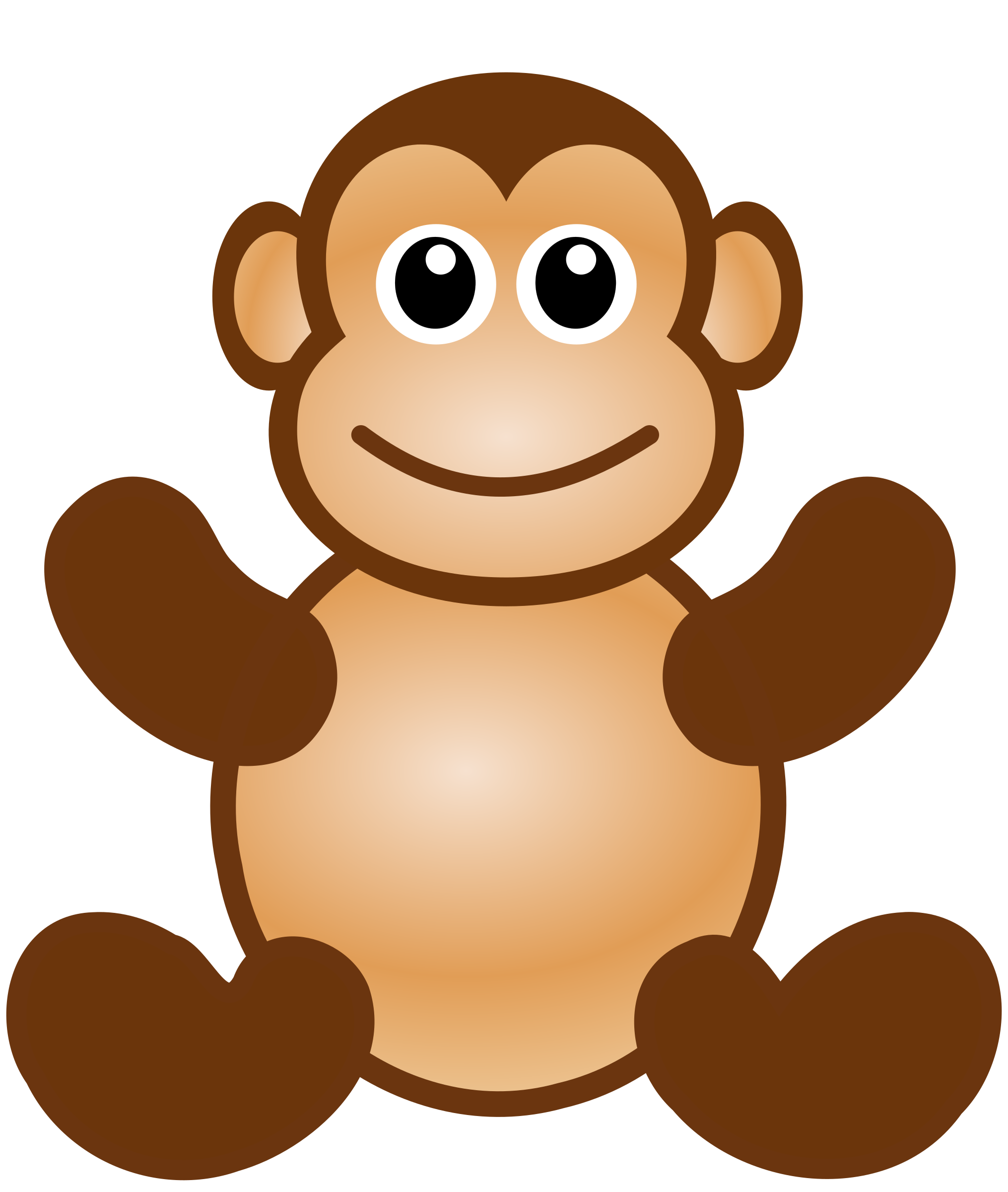 clipart picture of a monkey - photo #27