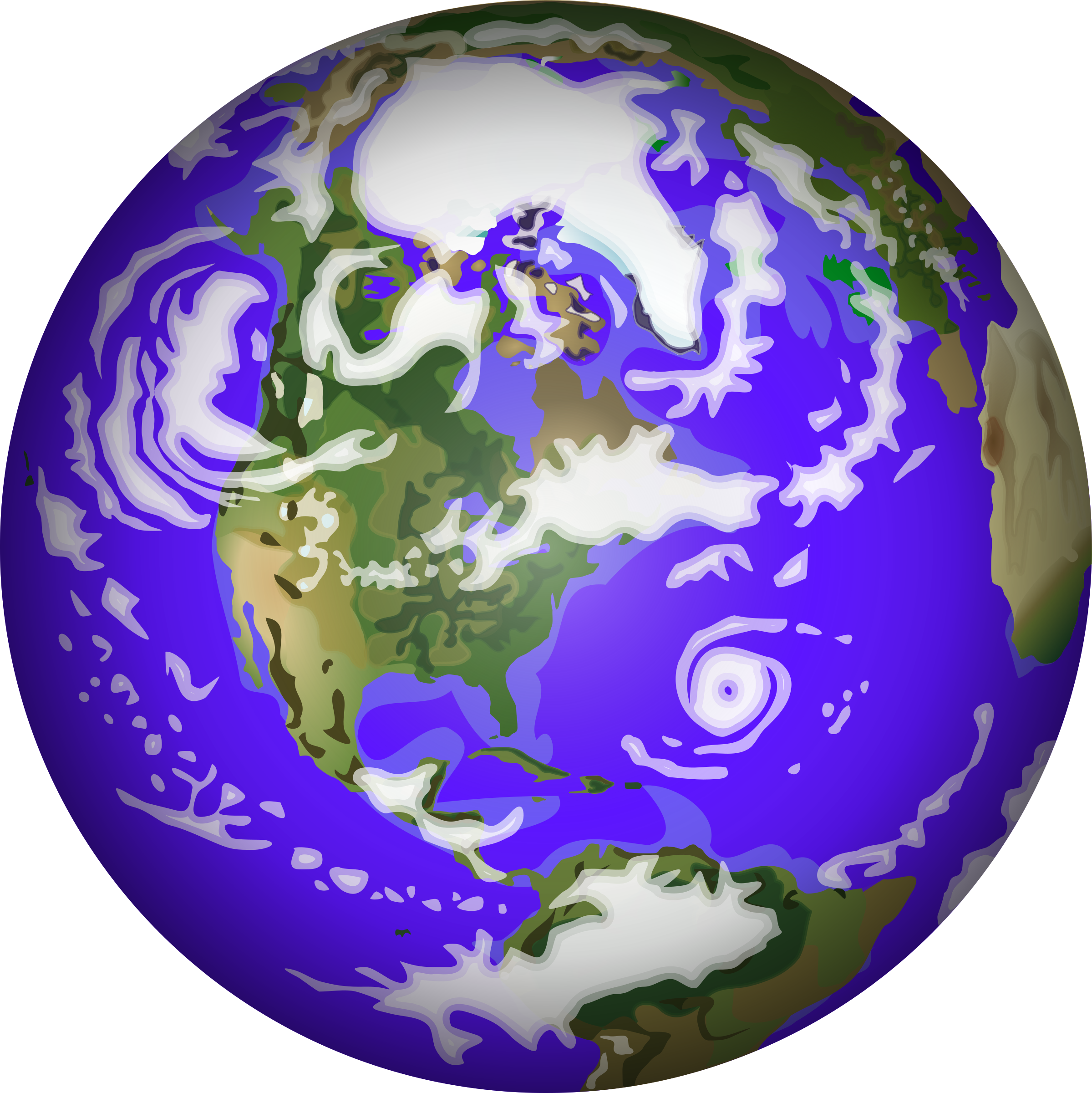 Clipart Planet Earth Dan Gerhard 01