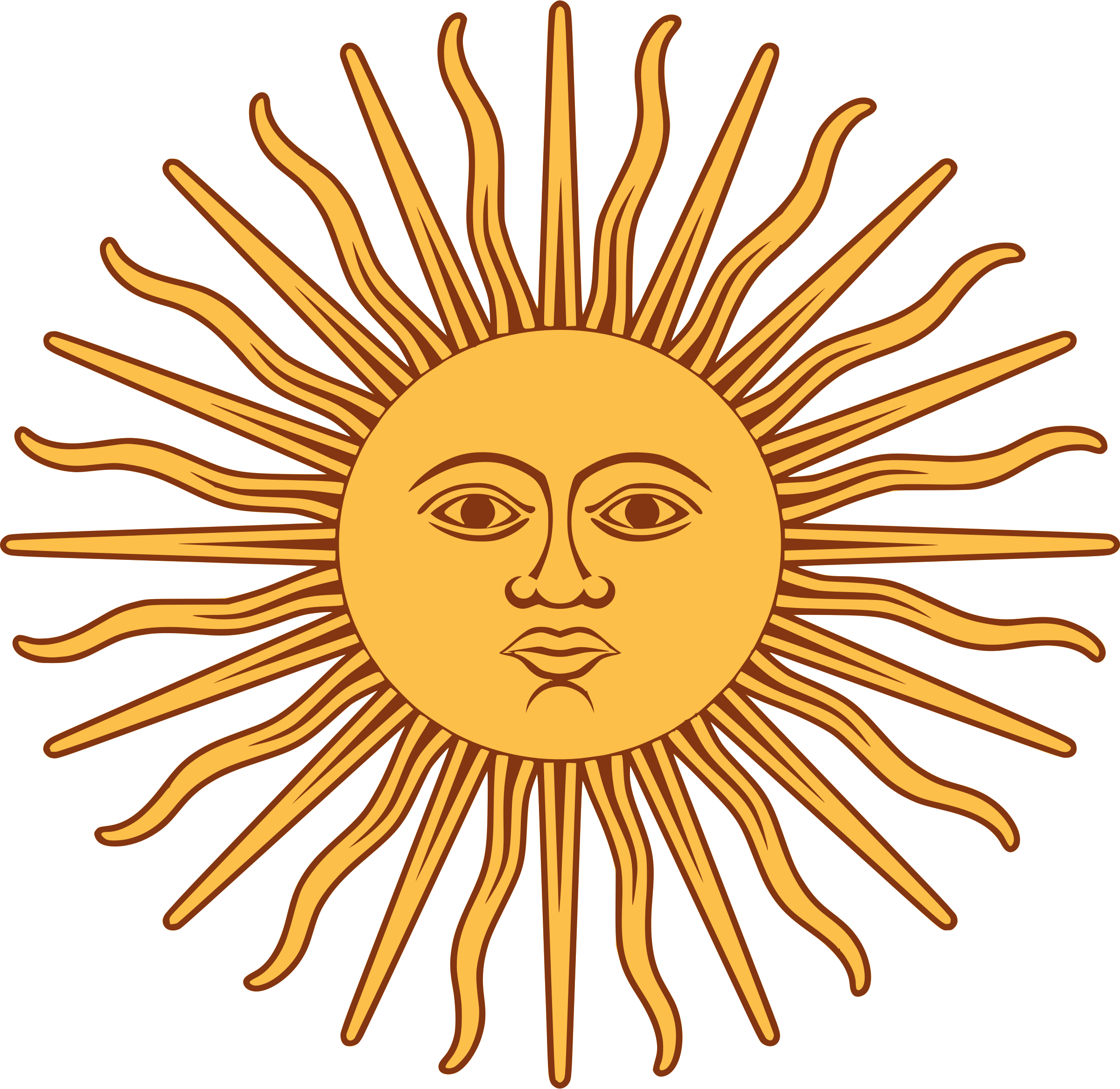 Clipart Sol De Mayo Bandera De Argentina