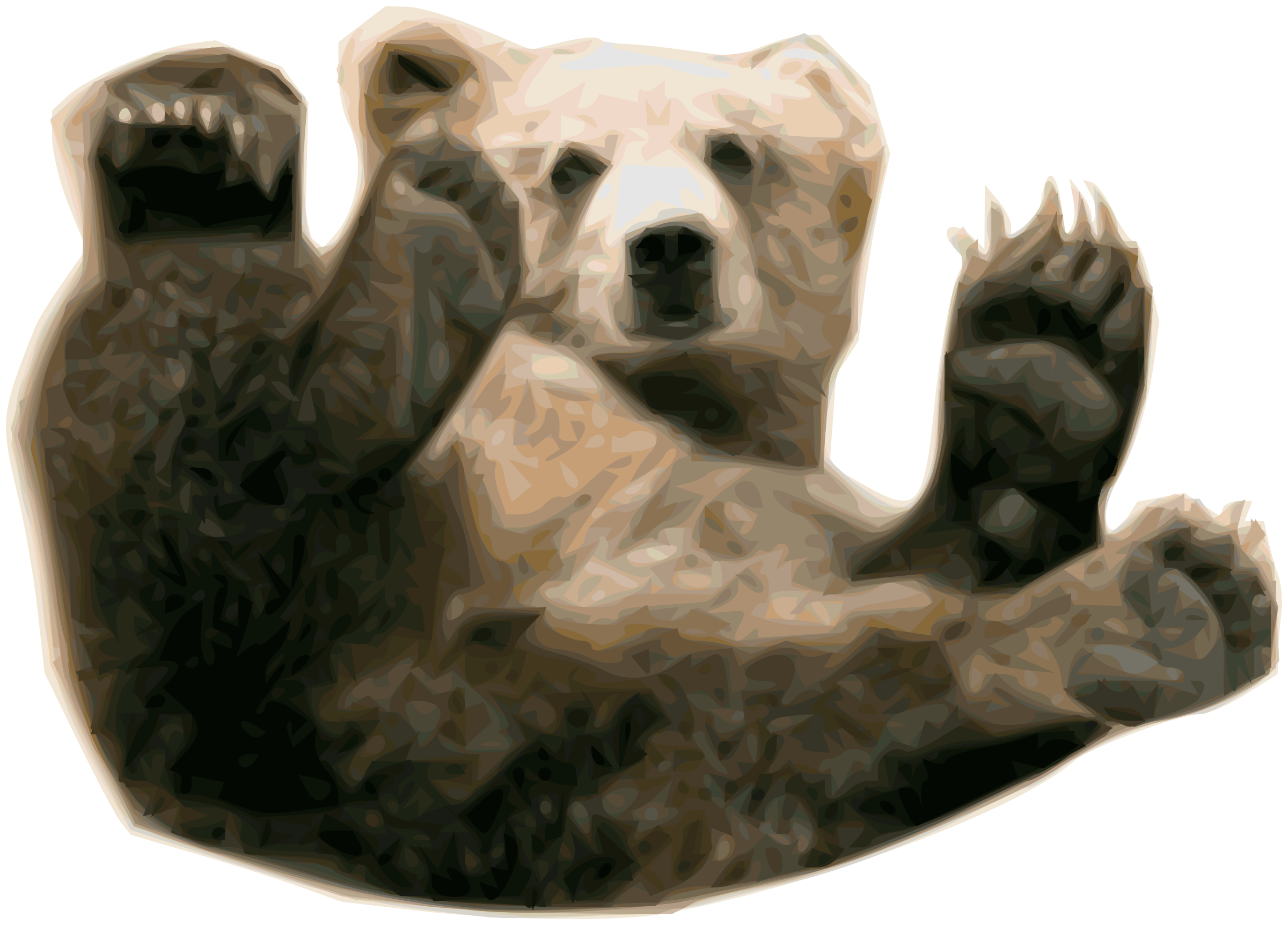 Clipart - Grizzly Bear 1