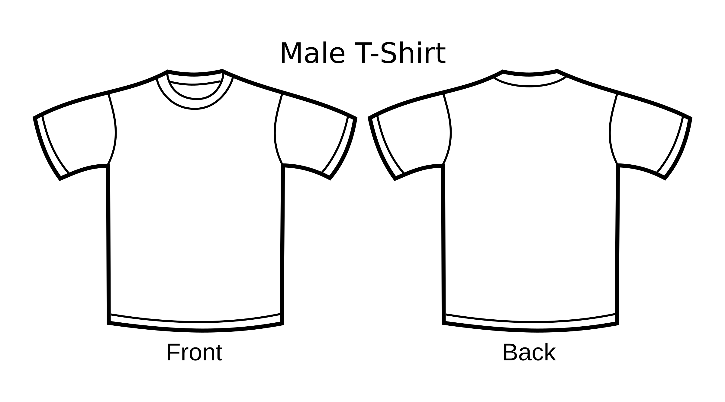 Blank Tshirt Template Pdf | Joy Studio Design Gallery ...