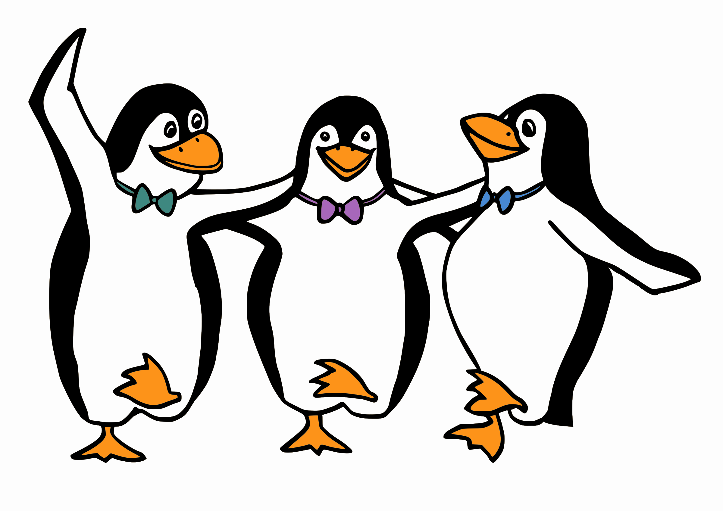 free clip art penguins cartoon - photo #27