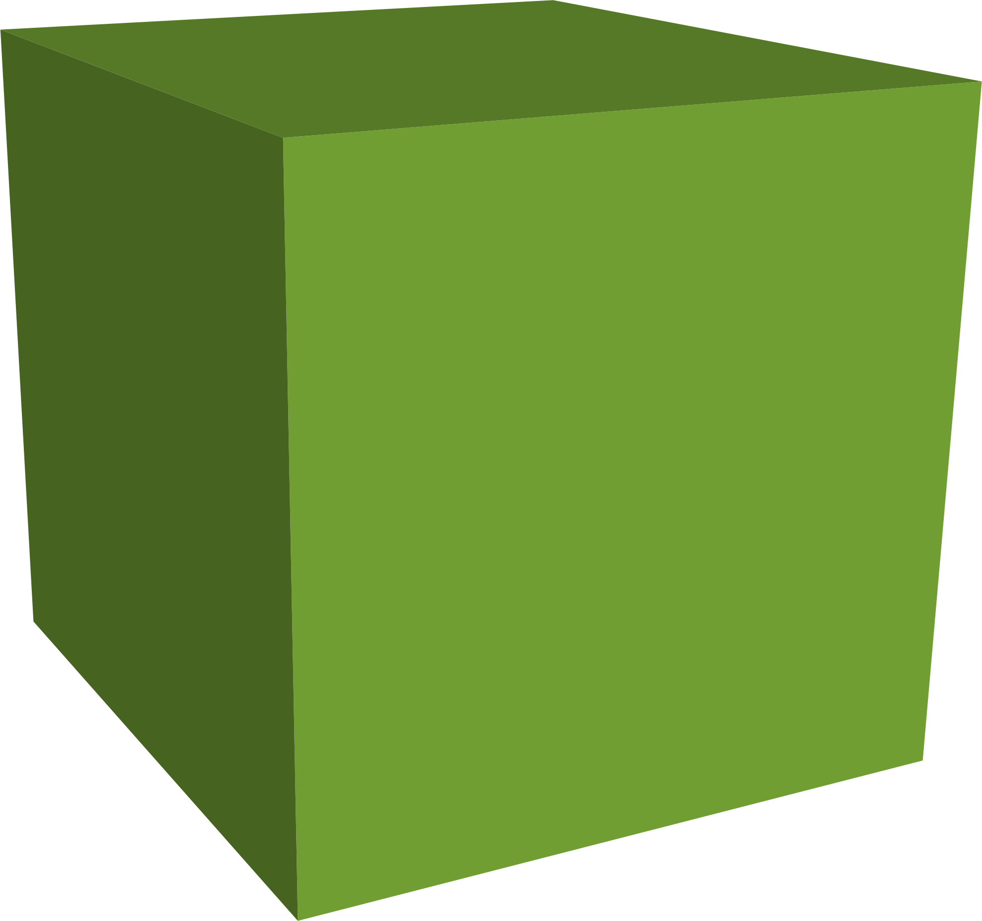 Reg kz. Куб. Куб на прозрачном фоне. Зеленый кубик. Зеленая коробка.