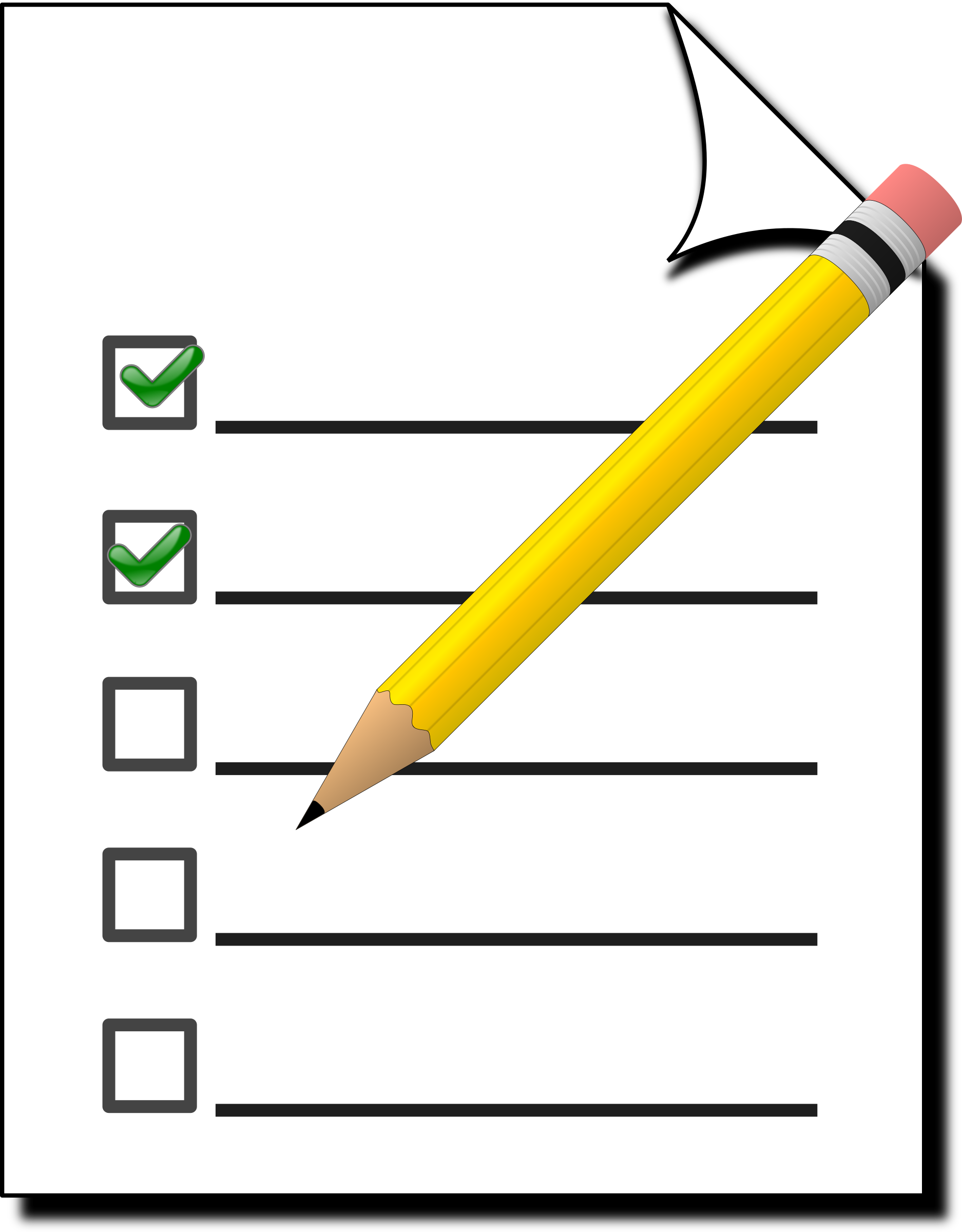 Clipart - Survey Icon