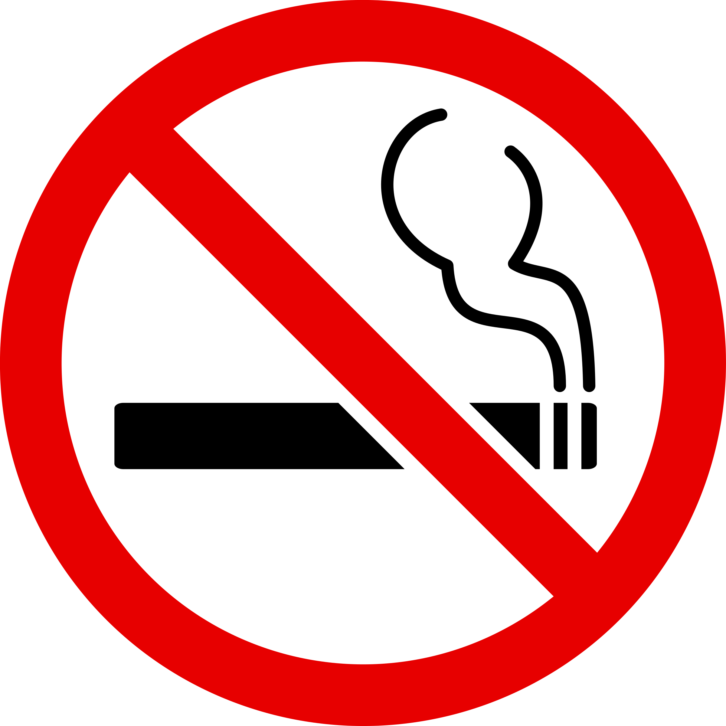 Clipart - No-Smoking Sign