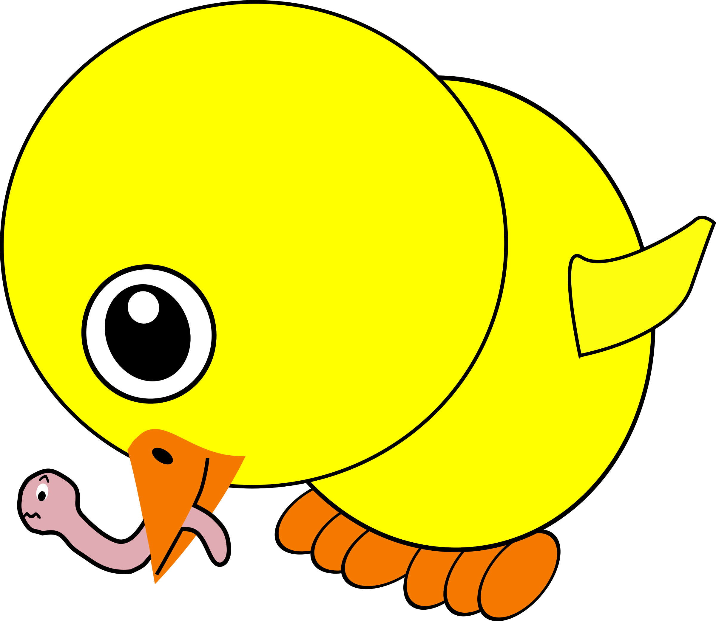 chicken eating clipart - photo #35