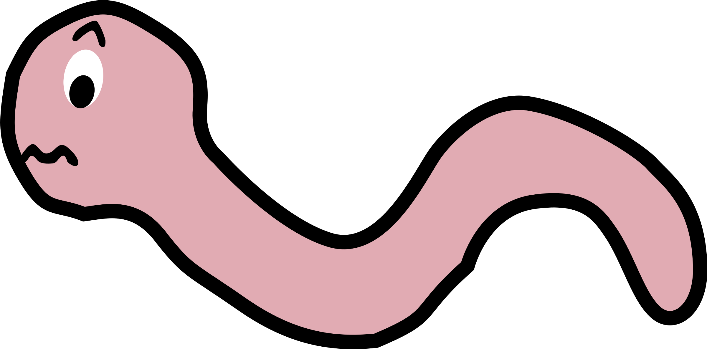 funny worm clipart - photo #7