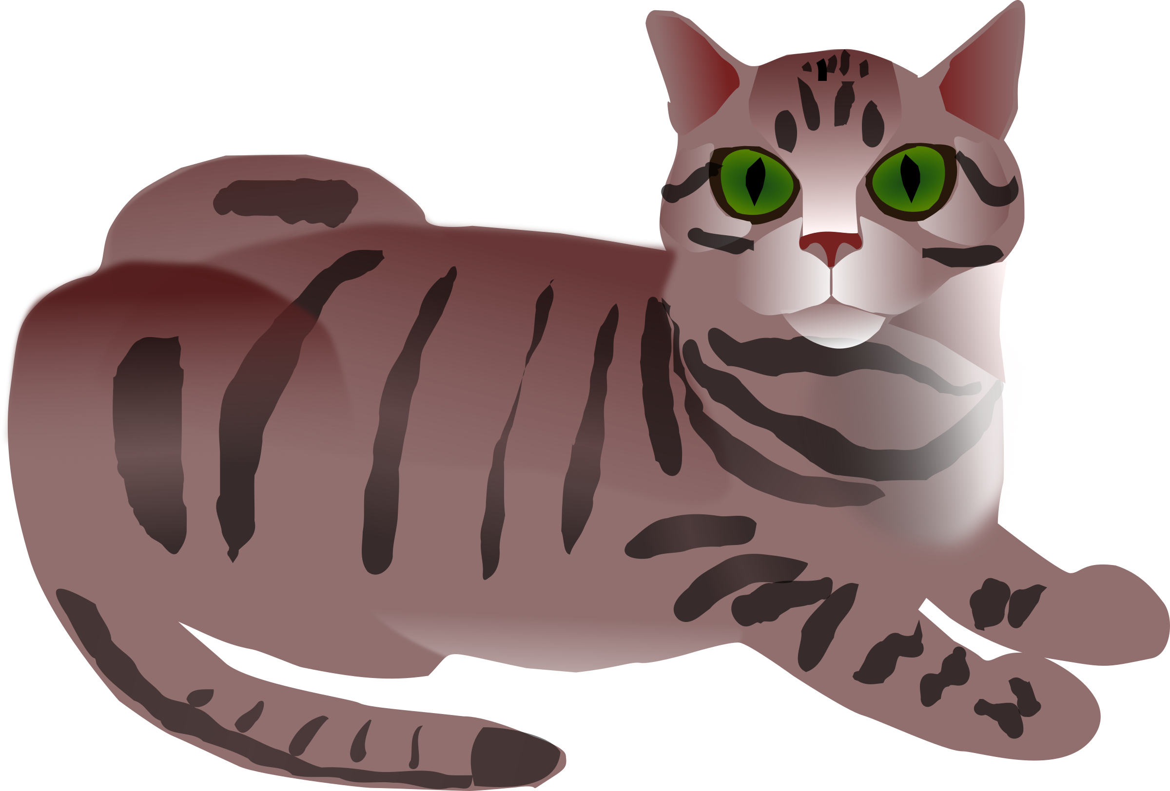 Clipart Tabby Cat